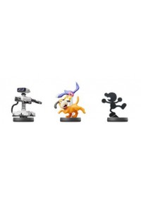 Figurine Amiibo Super Smash Bros - 3-Pack Game And Watch / R.O.B / Duck Hunt Dog